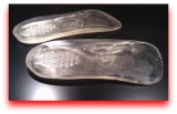 Foot Care HY9426 gelové polovložky do bot čiré velikost vložky 16 x 7cm