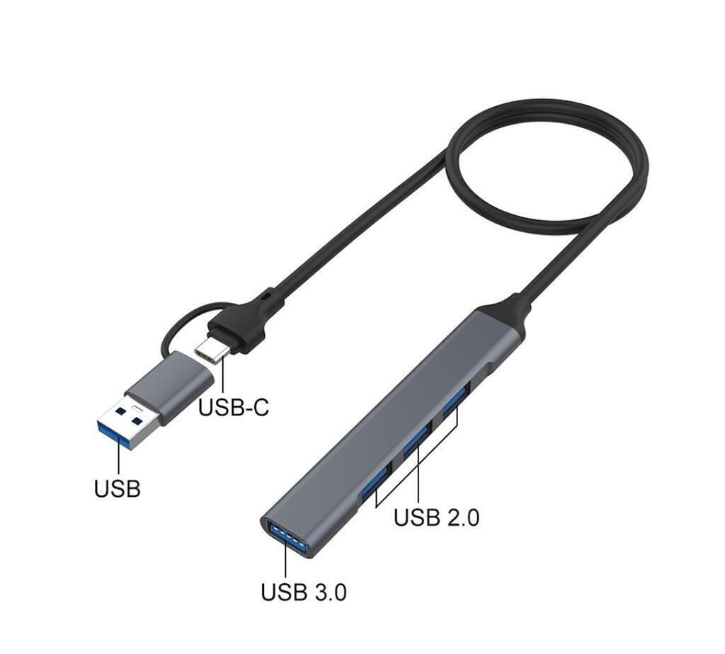 USB Hub rozbočovač 4 port 