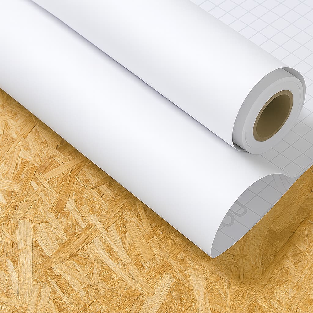 Samolepicí tapeta bílá matná (45 cm) – kód 0055A