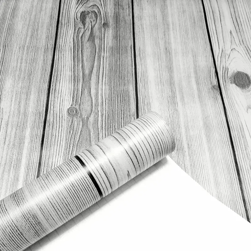 Design Fix 0022A samolepící tapeta Šedé dřevo 